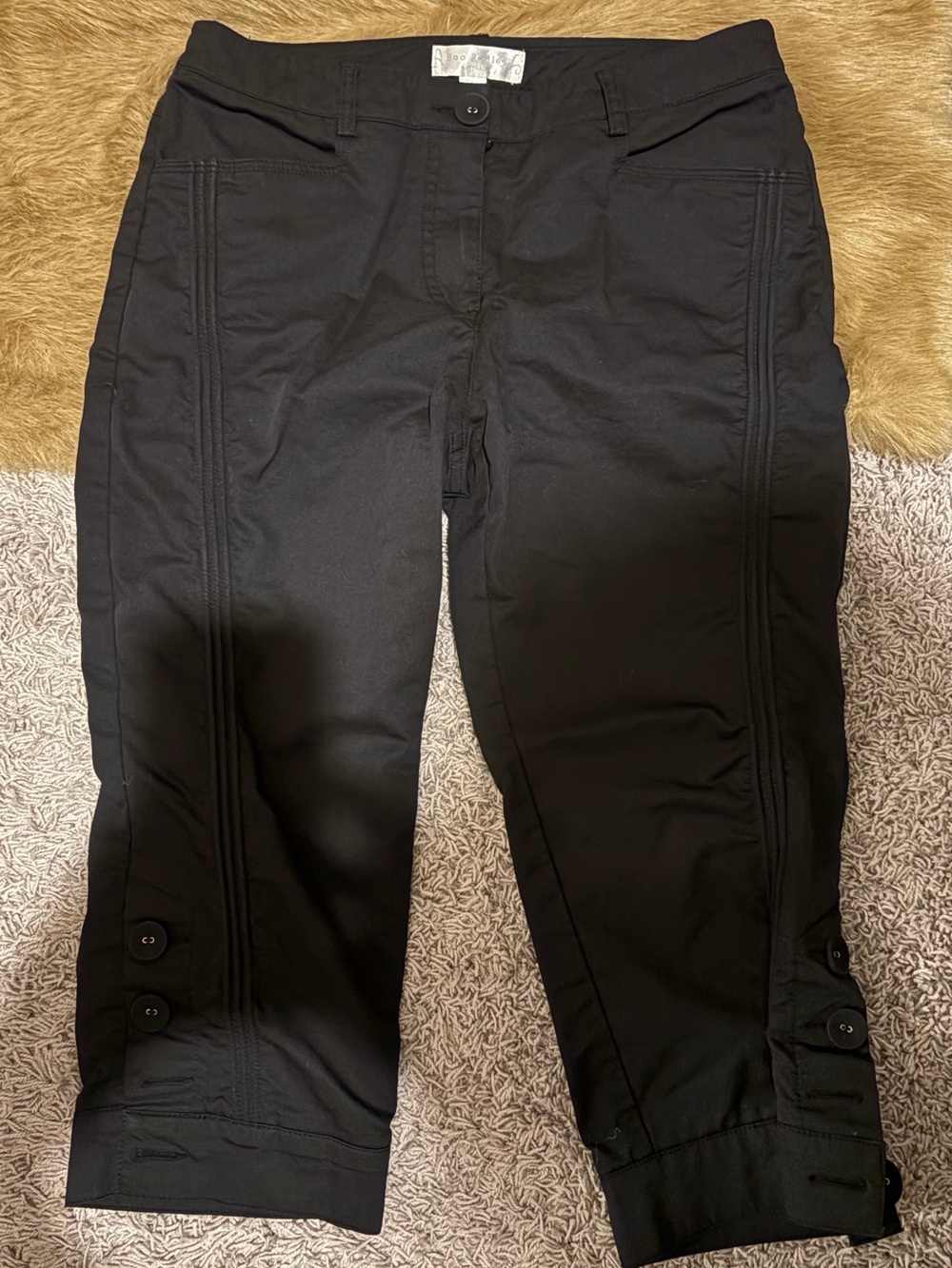 Boo Radley Australia Women’s  Black Stretch Crop Pants